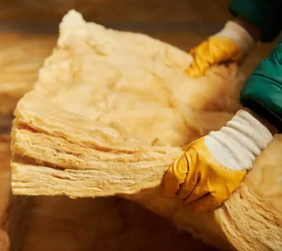 Glasswool ceiling insulation material Glasswool insulation material used for insulating ceilings