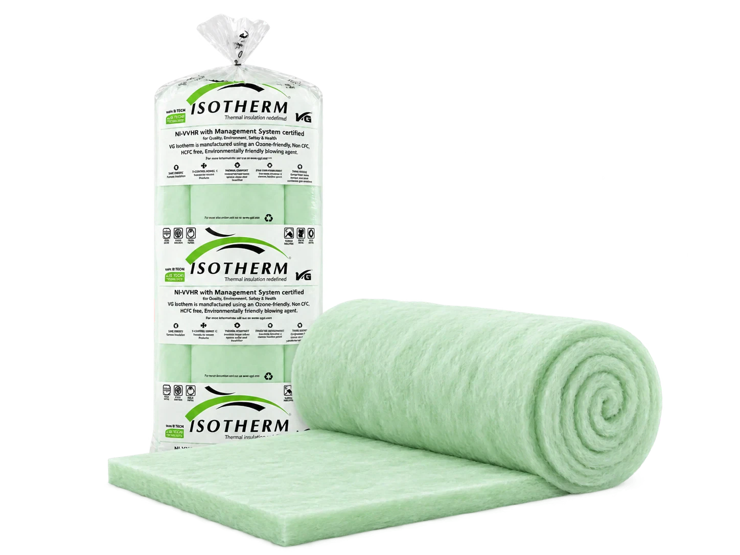 Isotherm polyester home insulation