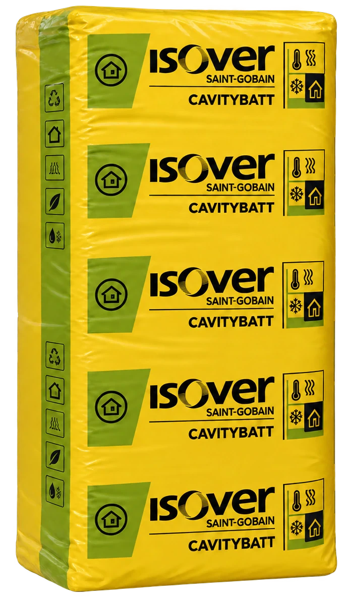 Isover 102mm Cavitybatt glasswool wall insulation pack