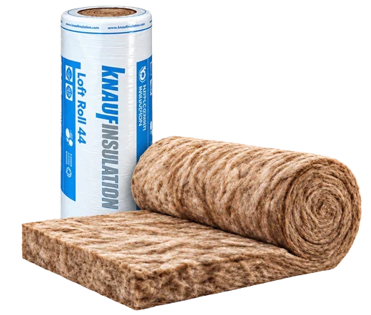 Knauf Earthwool glasswool insulation rolls