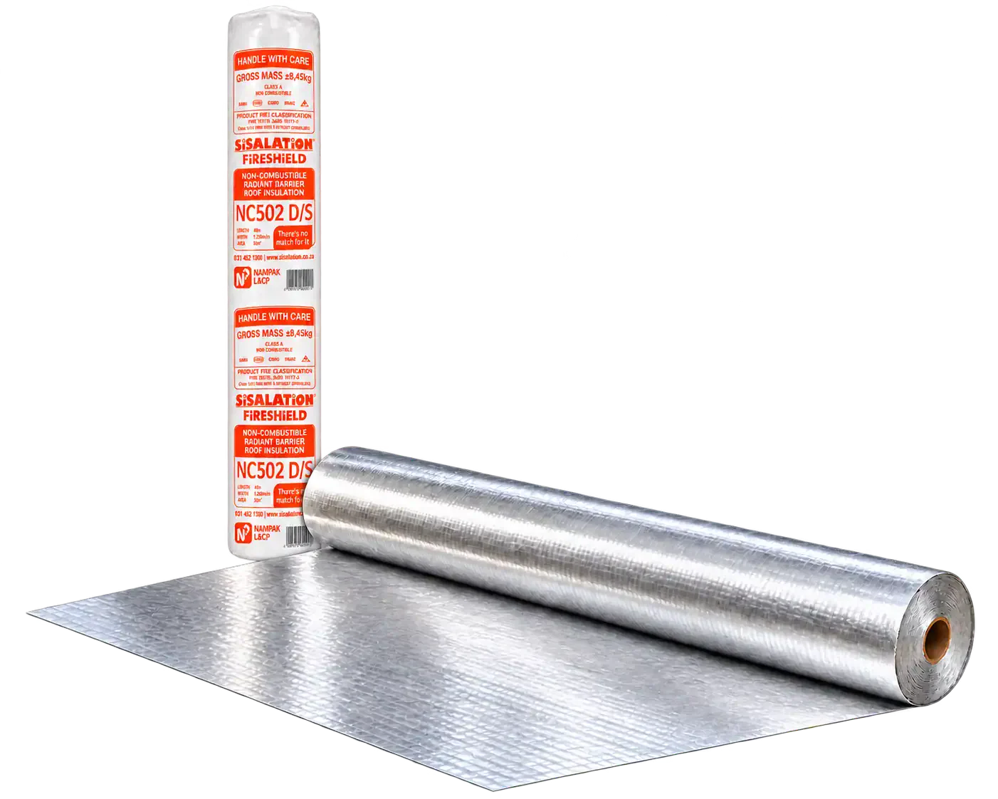 Sisalation Fireshield NC502 roll with open silver foil